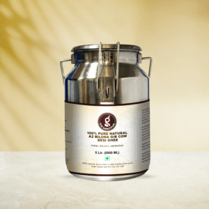 A2 Pure Desi Gir Cow Ghee Vedic Bilona Method 5L